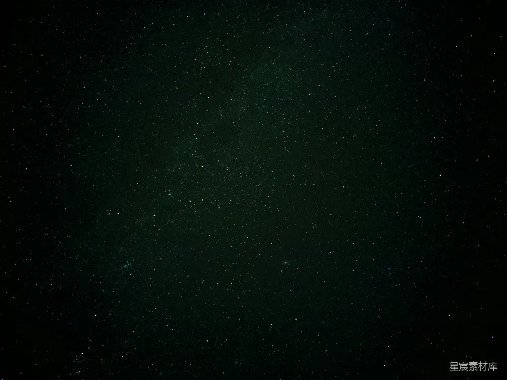 高清摄影  绿色和黑色的星空