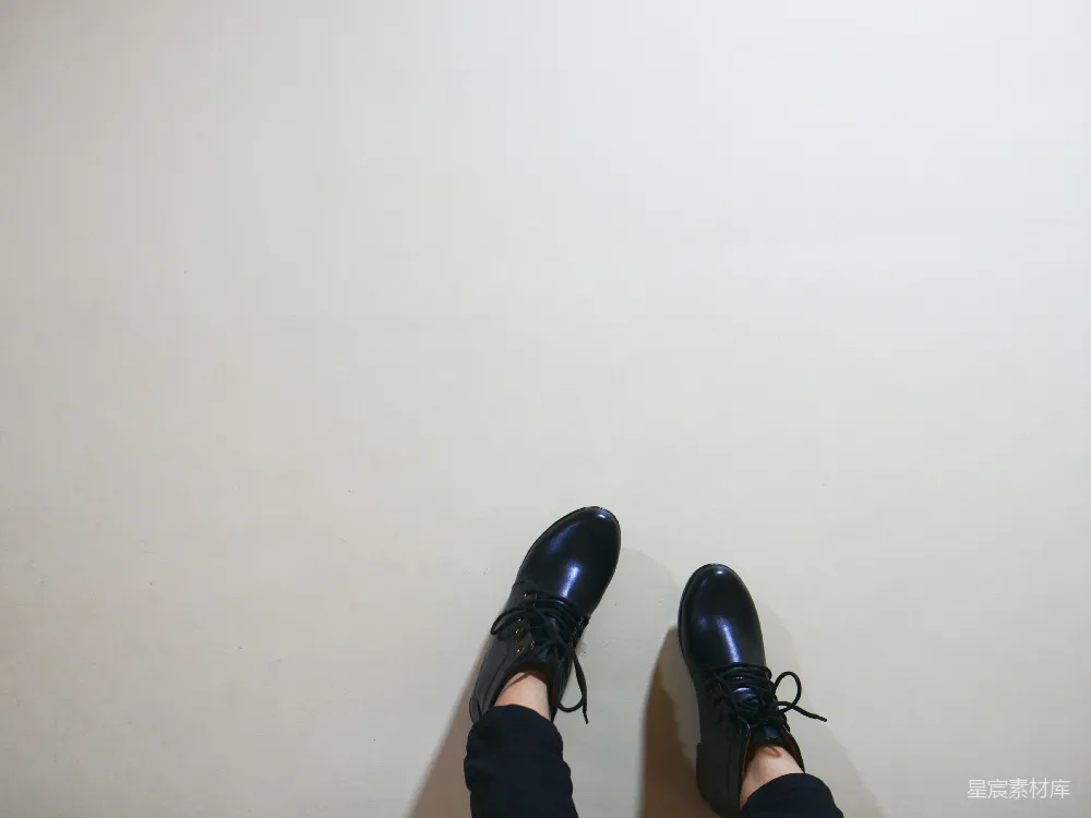 高清摄影  黑色皮鞋