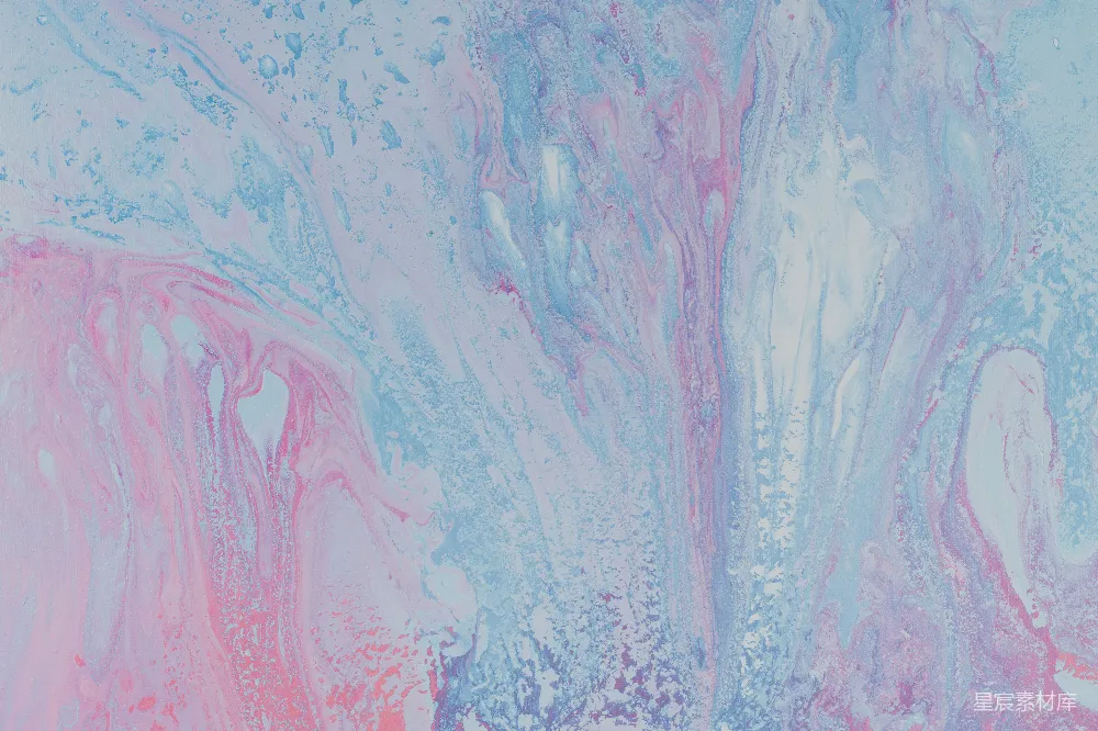 高清摄影  蓝粉抽象画