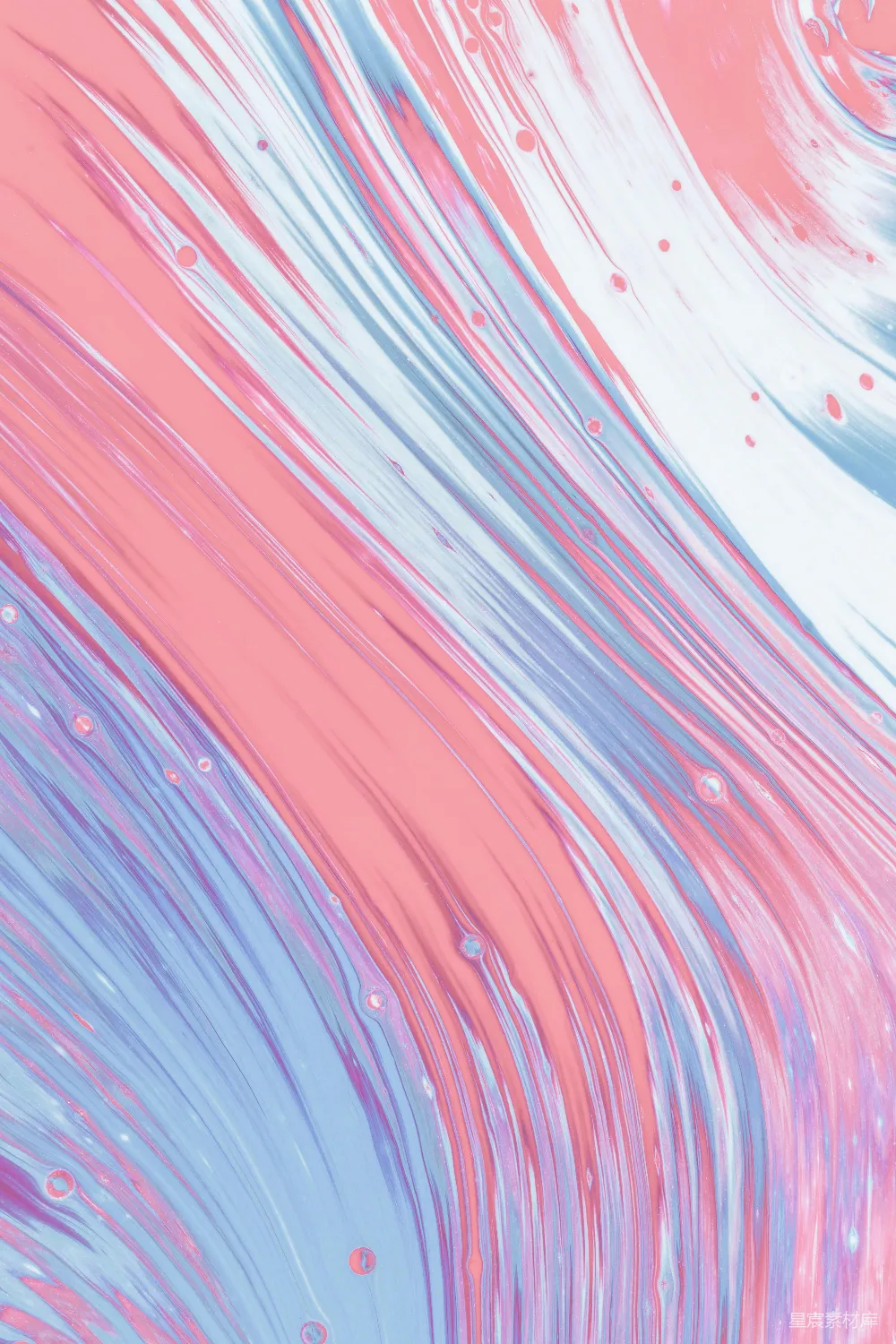 高清摄影  粉白抽象画