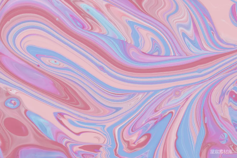 高清摄影  粉蓝抽象画