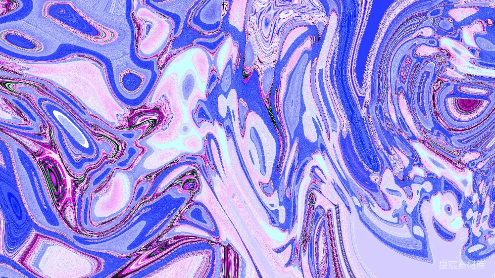 高清摄影  抽象的蓝色、粉色和白色漩涡。
