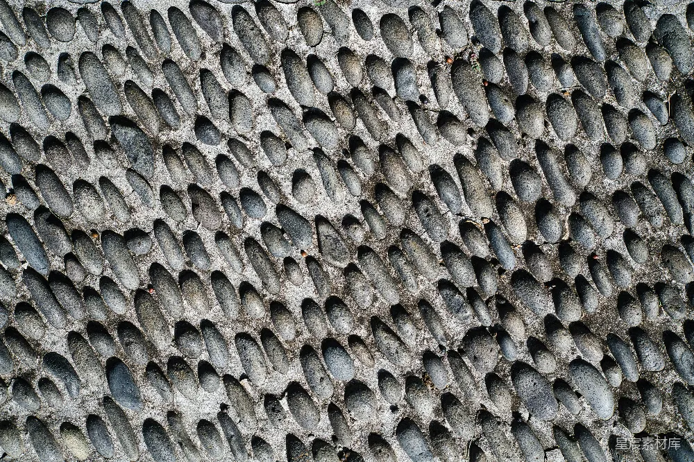 高清摄影  岩石墙的特写