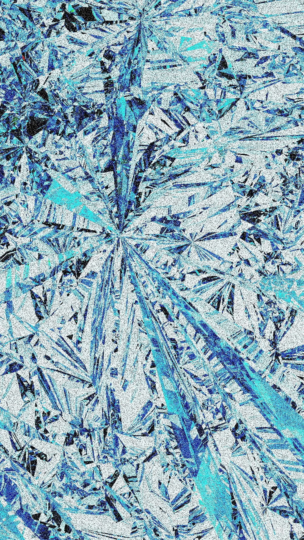 高清摄影  摘要，冰蓝色的碎片营造出一种酷炫的设计。