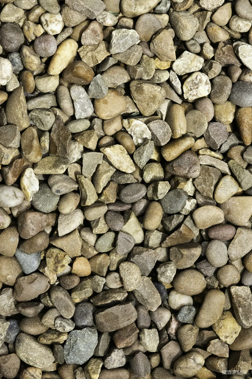 高清摄影 壁纸 一张许多光滑鹅卵石的特写图片。