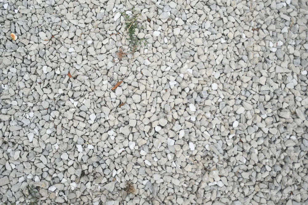 高清摄影  纹理背景由细小的浅灰色鹅卵石组成。