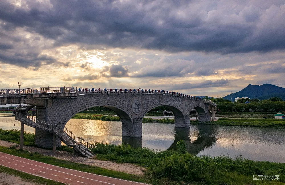 高清摄影  河上的桥