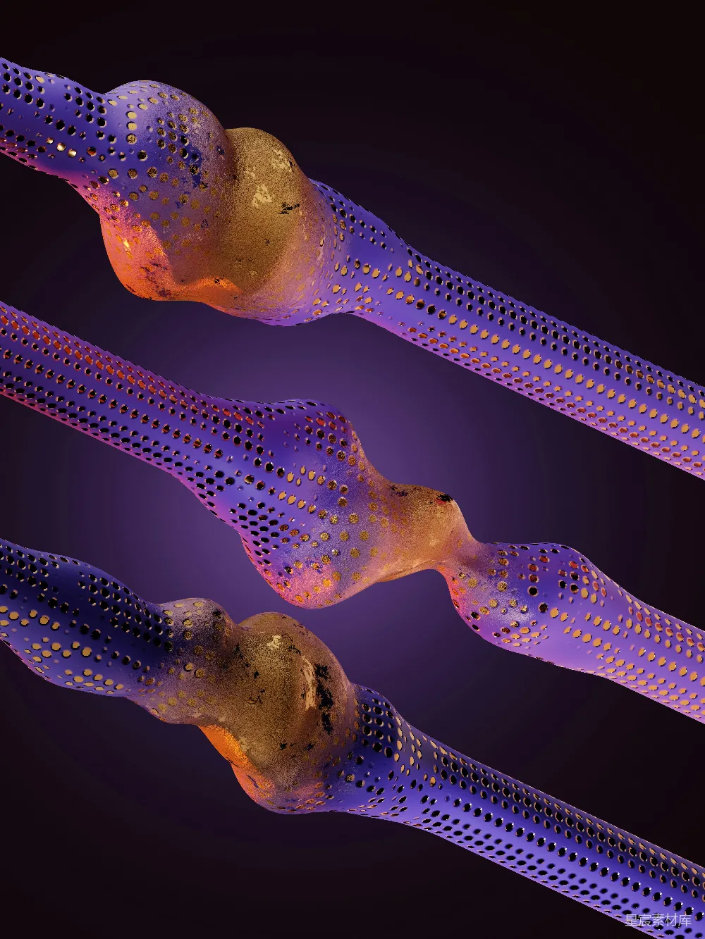 高清摄影 实验性 壁纸 一张紫色背景下的手机特写照片。