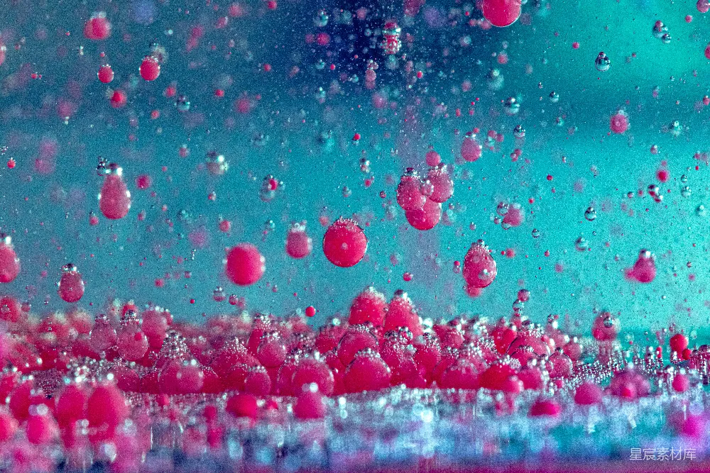 高清摄影  红白抽象画