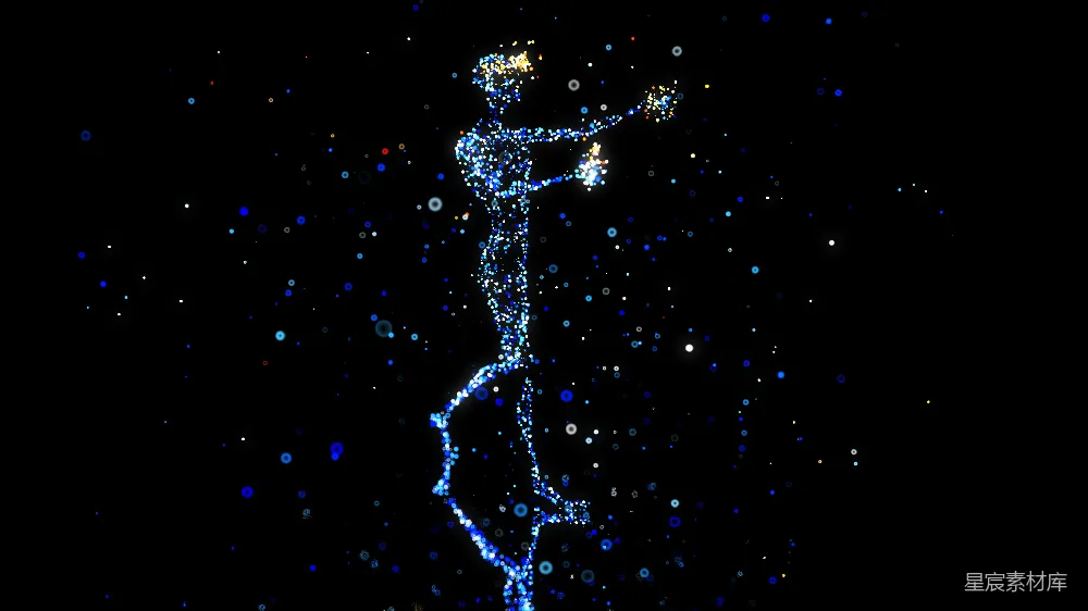 高清摄影  一个人手里拿着一颗星星站在空中