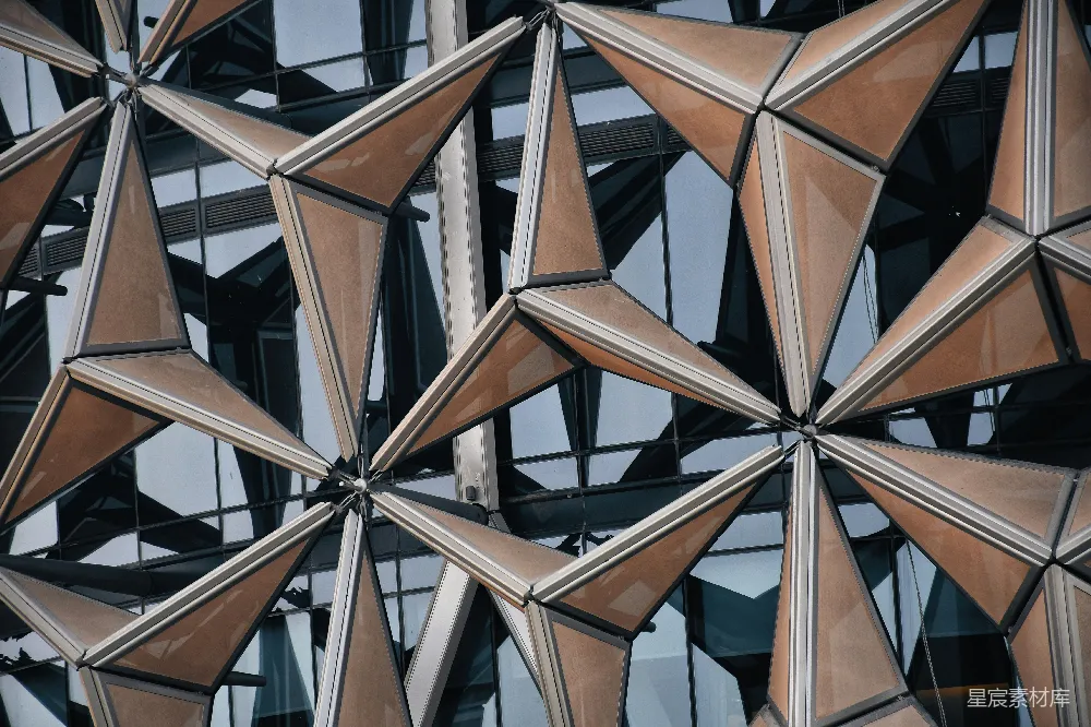 高清摄影  一座有很多窗户的建筑