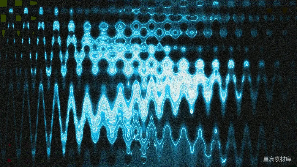 高清摄影  模糊的声波图像