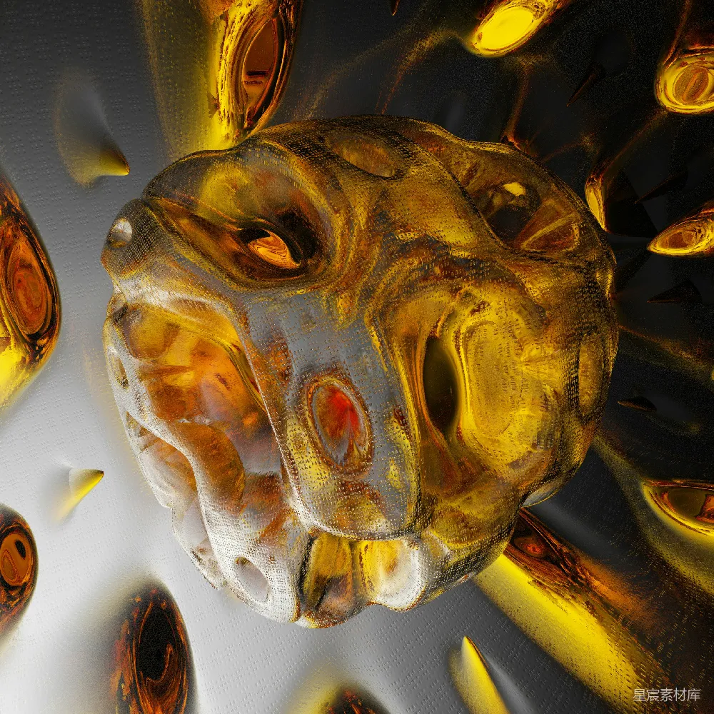 高清摄影  一张桌子上一个玻璃物体的特写照片