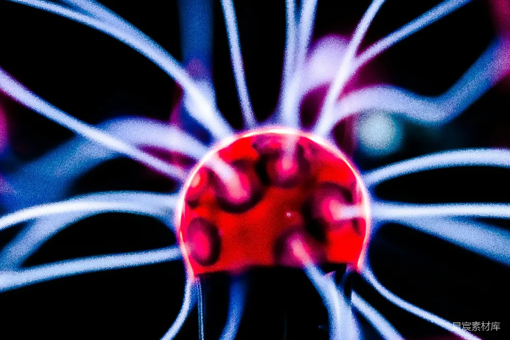 高清摄影 实验性 红色和白色光的数字壁纸