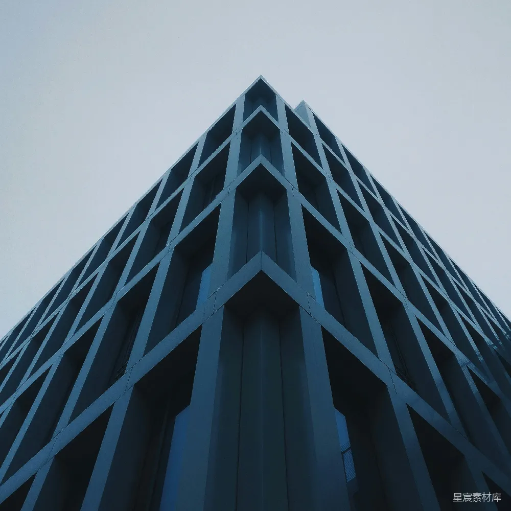 高清摄影  低角度拍摄混凝土建筑