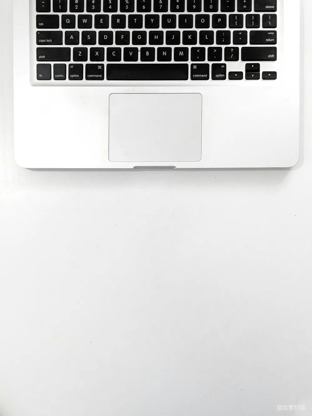 高清摄影  银色的MacBook