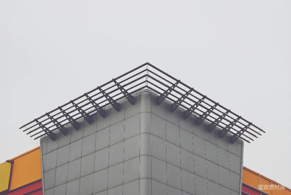 高清摄影  灰色混凝土建筑