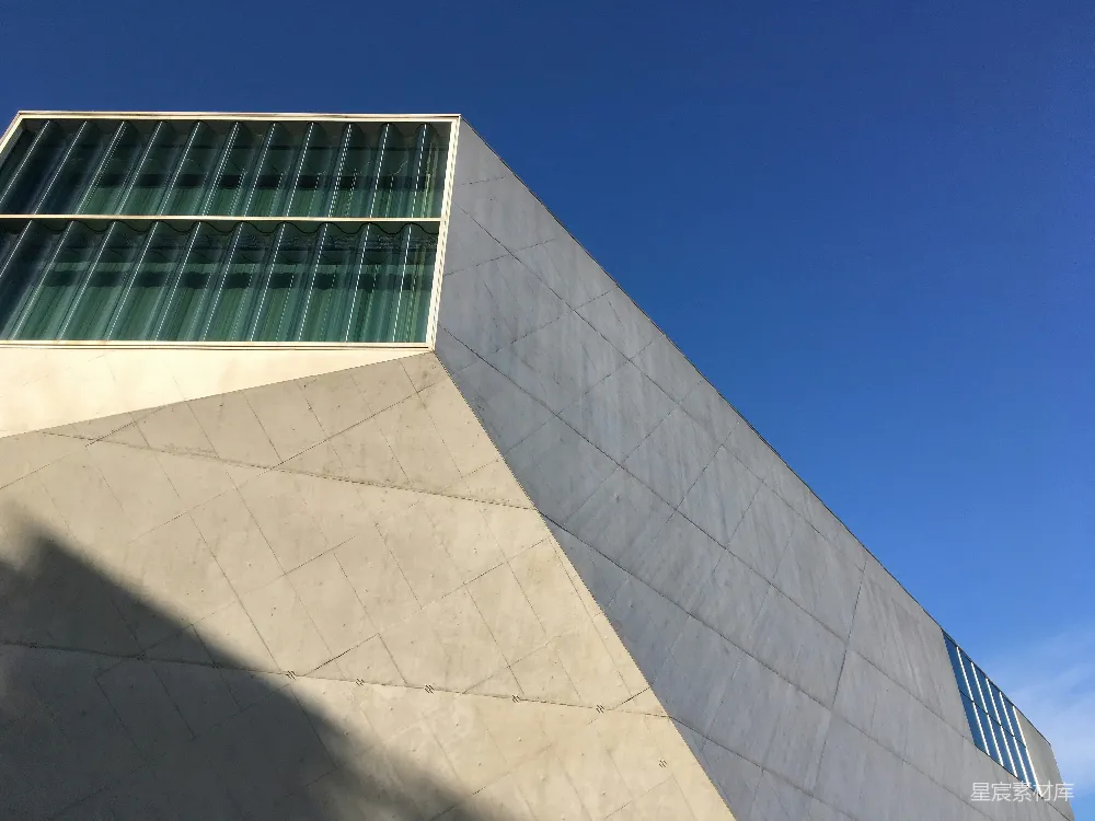 高清摄影  白色混凝土建筑