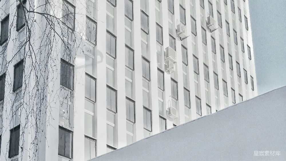 高清摄影  粉刷过的白色房子