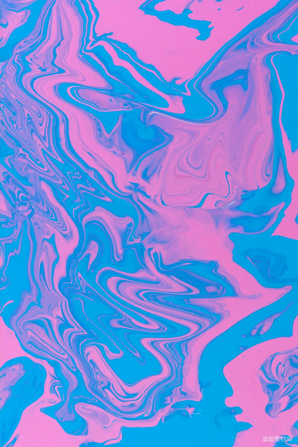 高清摄影  蓝白抽象画