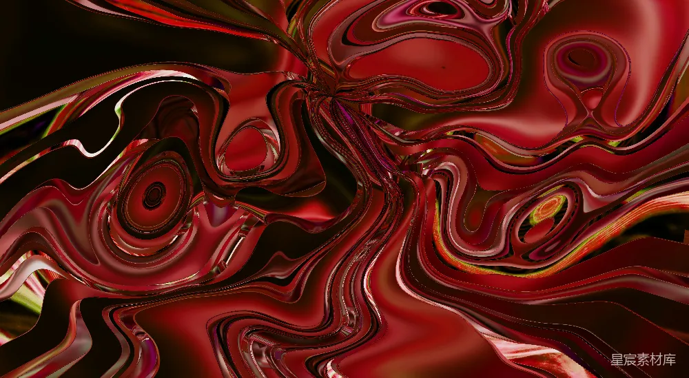 高清摄影  一幅红色和黄色的抽象画