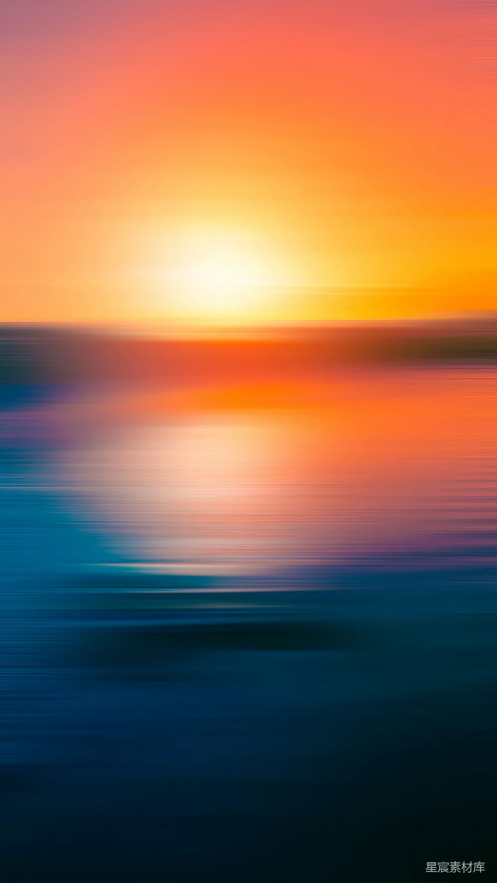 高清摄影  夕阳下的水域