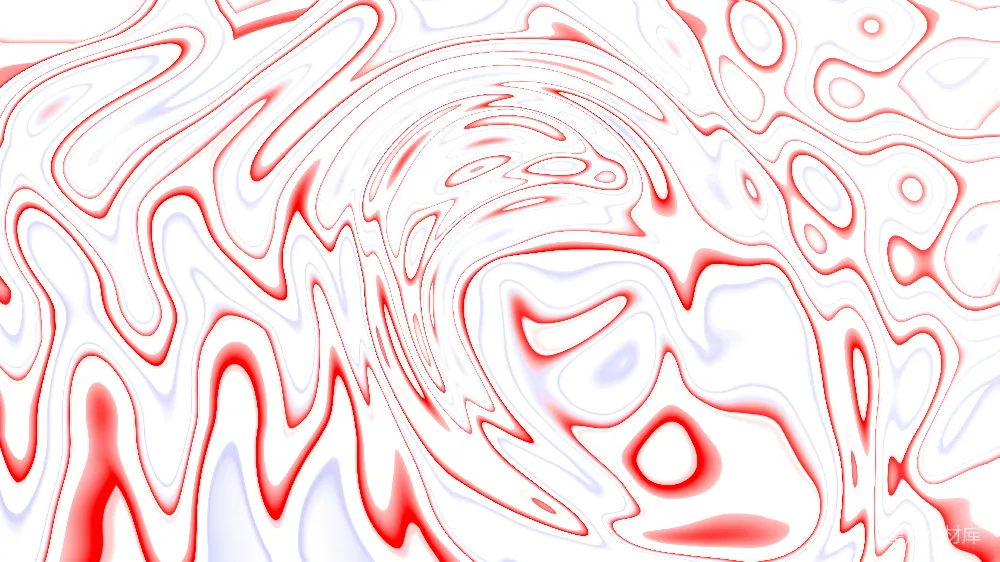 高清摄影  旋转的红白抽象图案