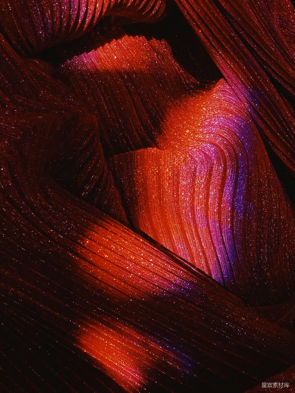 高清摄影  红黑抽象画