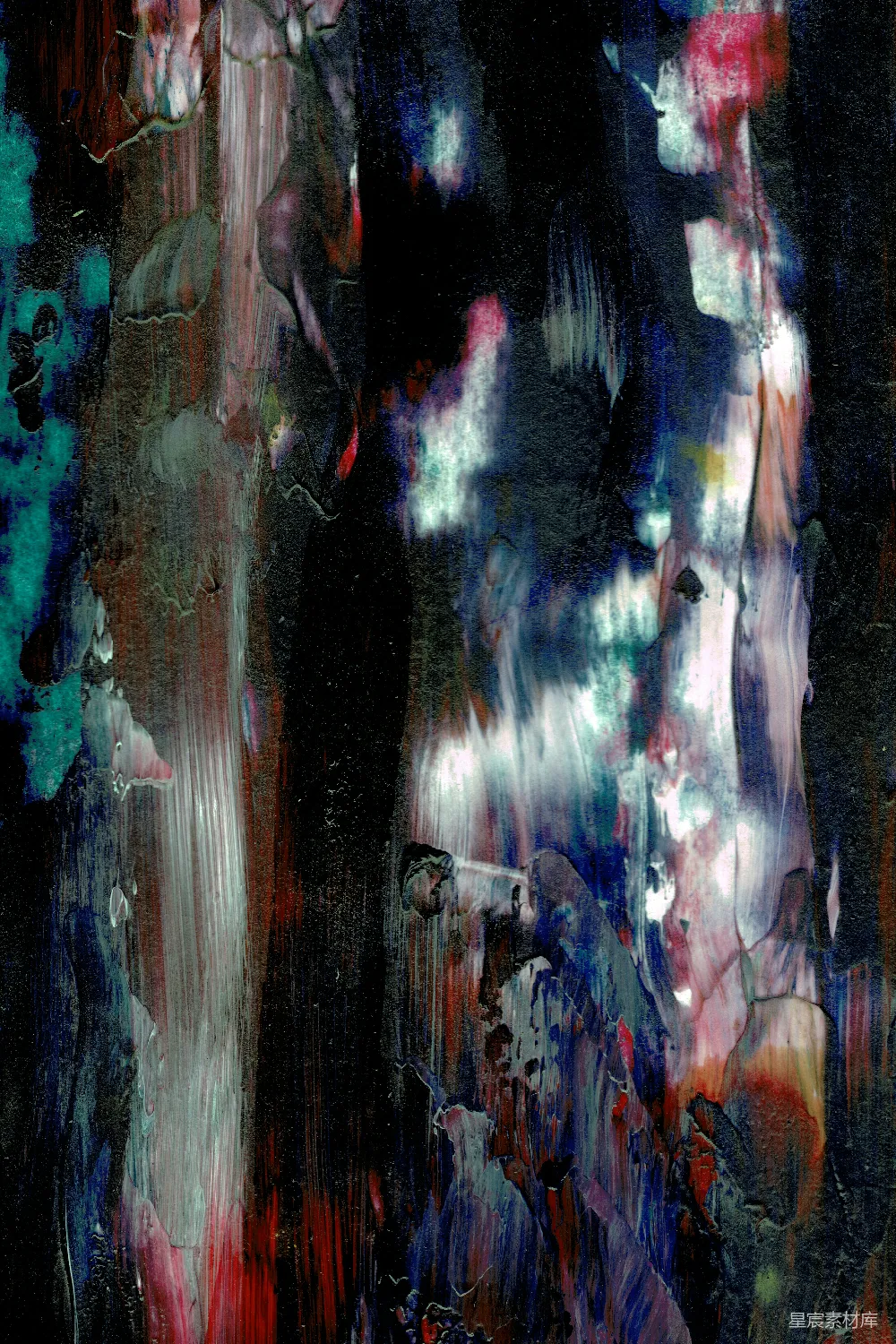 高清摄影  蓝、黑、白抽象画
