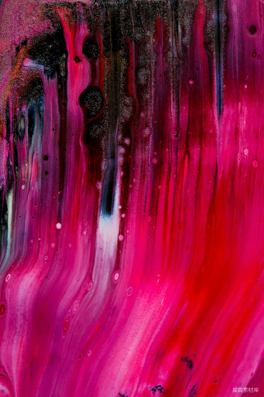 高清摄影  粉色和白色抽象画