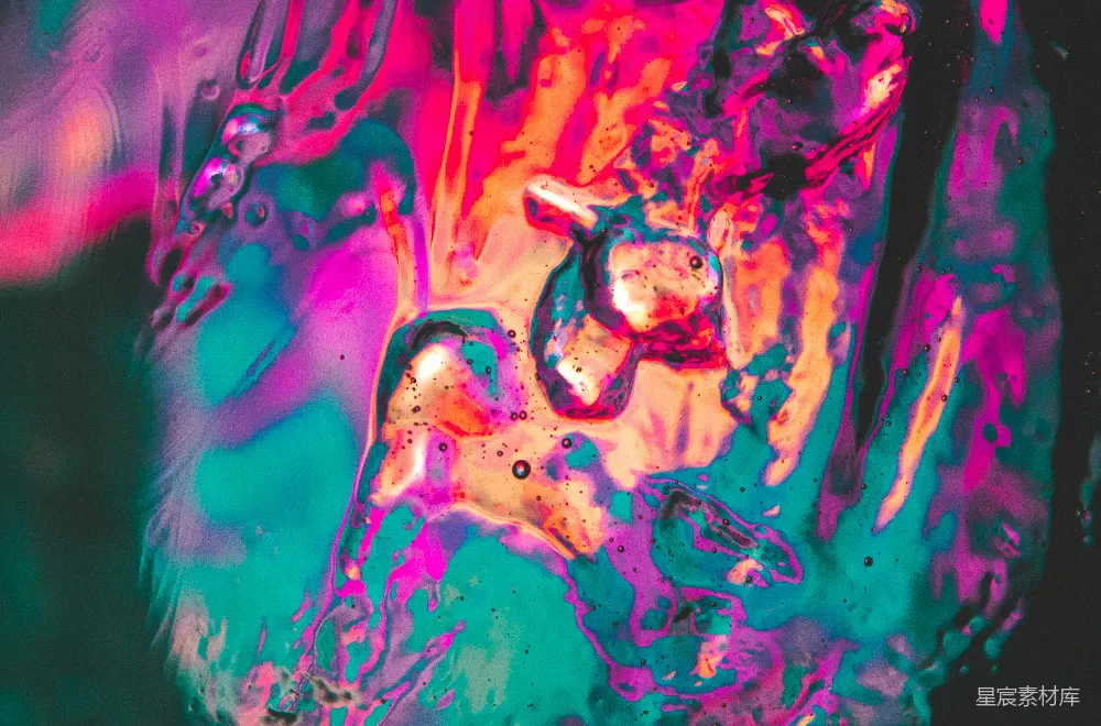 高清摄影  紫色和蓝色的抽象画