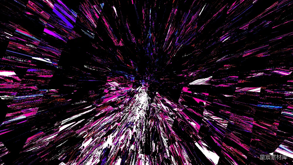 高清摄影  紫色和粉色碎片的抽象爆炸
