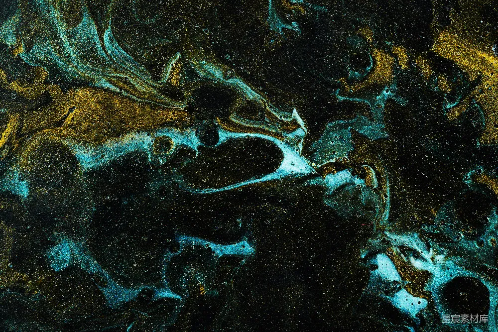 高清摄影  蓝白抽象画