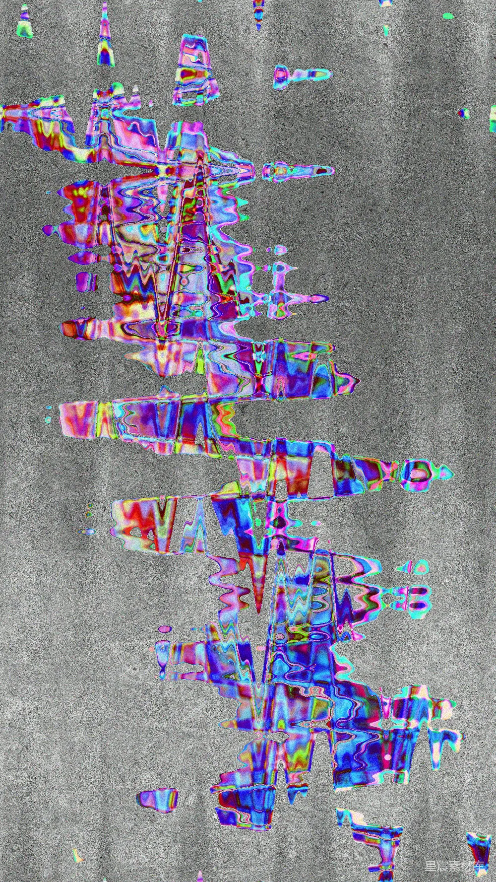 高清摄影  抽象多彩的数字艺术，灰色背景
