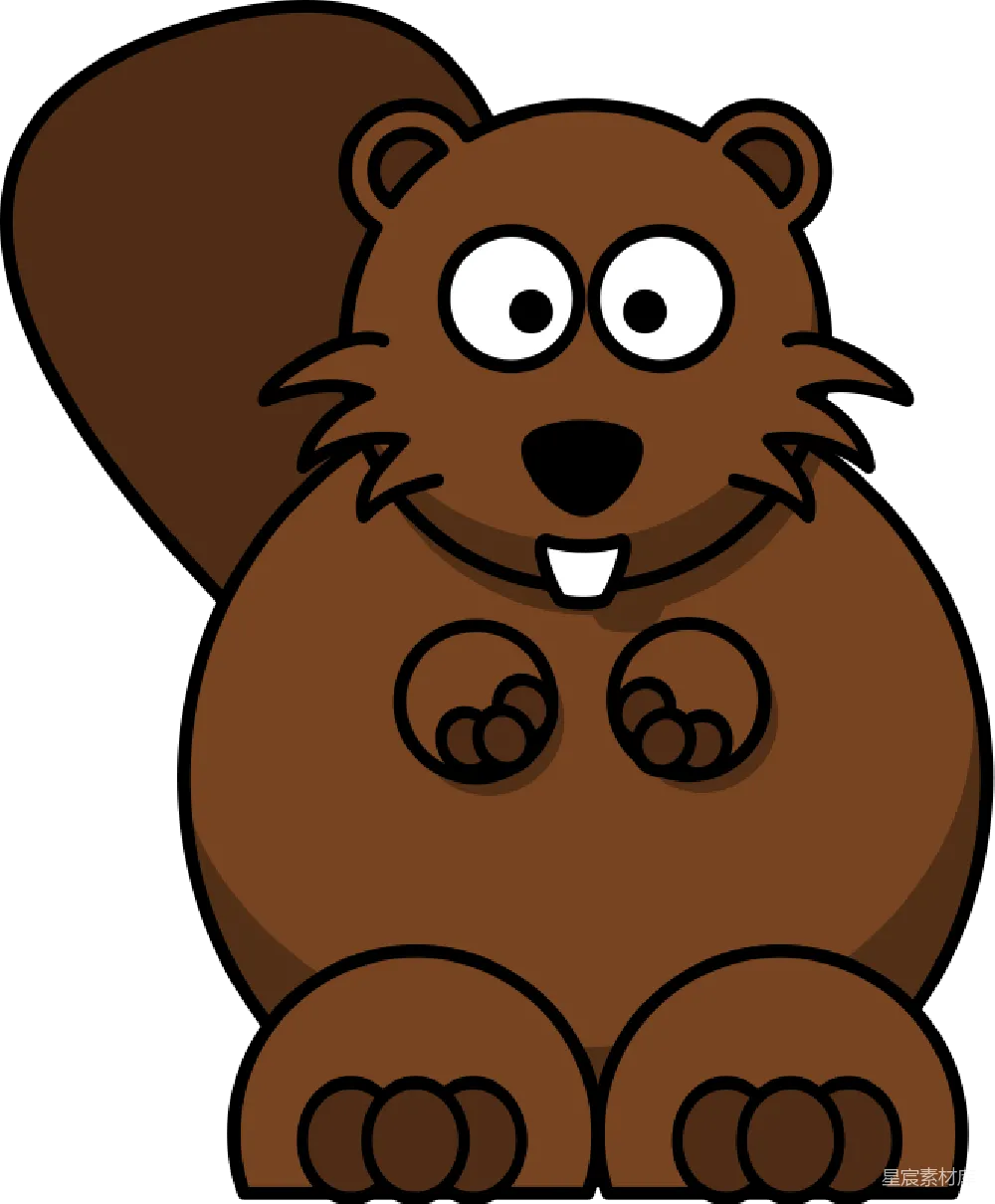 元素素材 Beaver