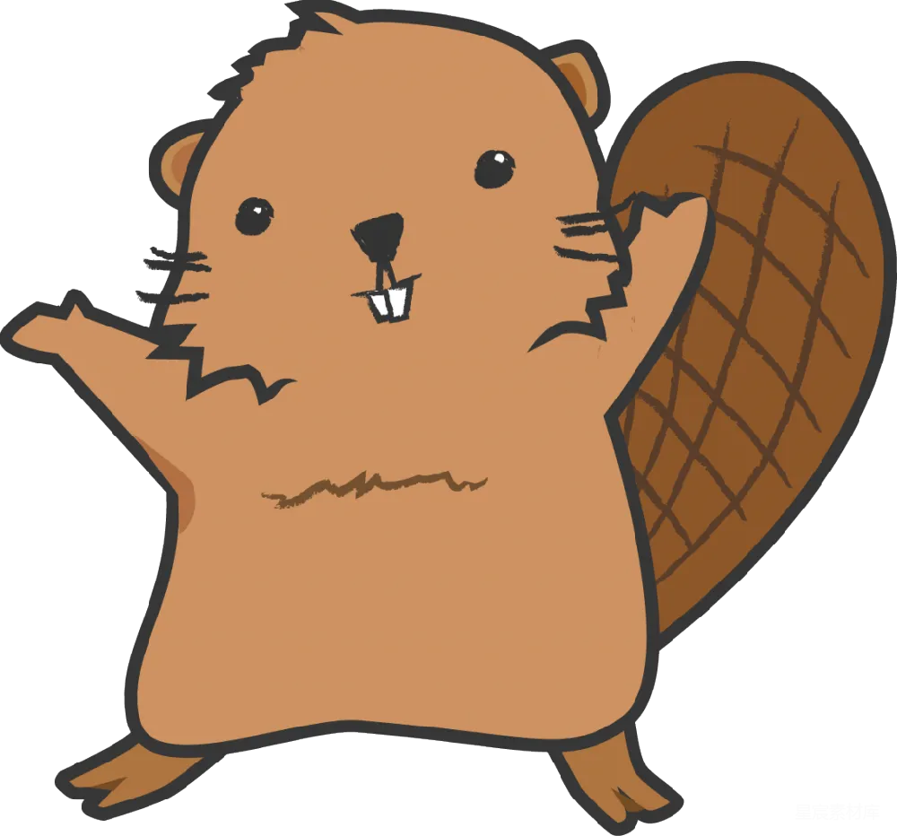 元素素材 Beaver