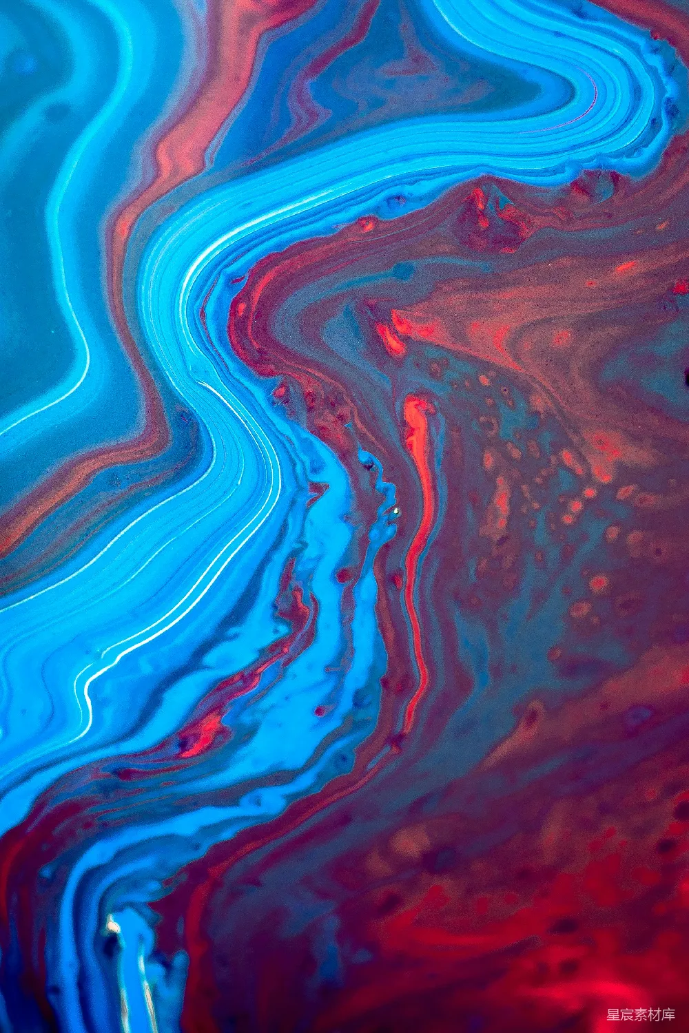 高清摄影  蓝黑色的水域