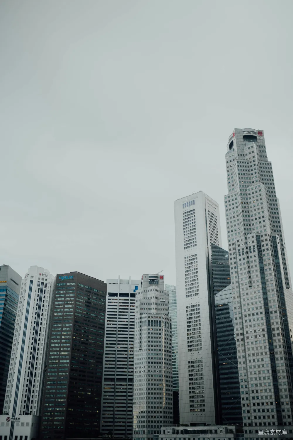 高清摄影  灰色高层混凝土建筑