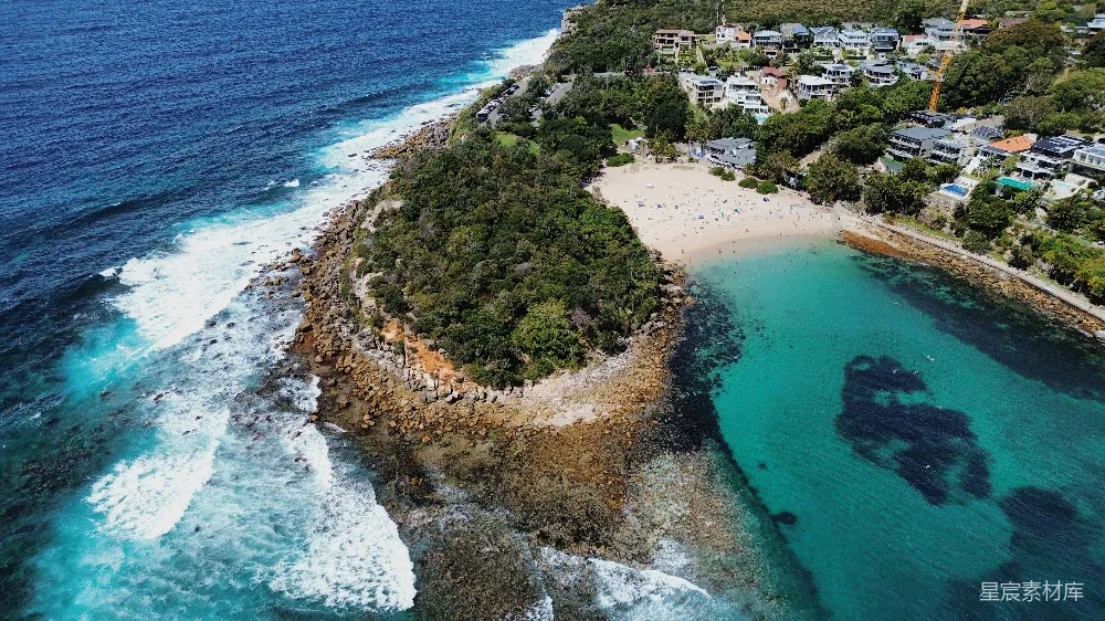高清摄影 海滩 海岸 风景 度假 自然 海岸边的宁静海滩