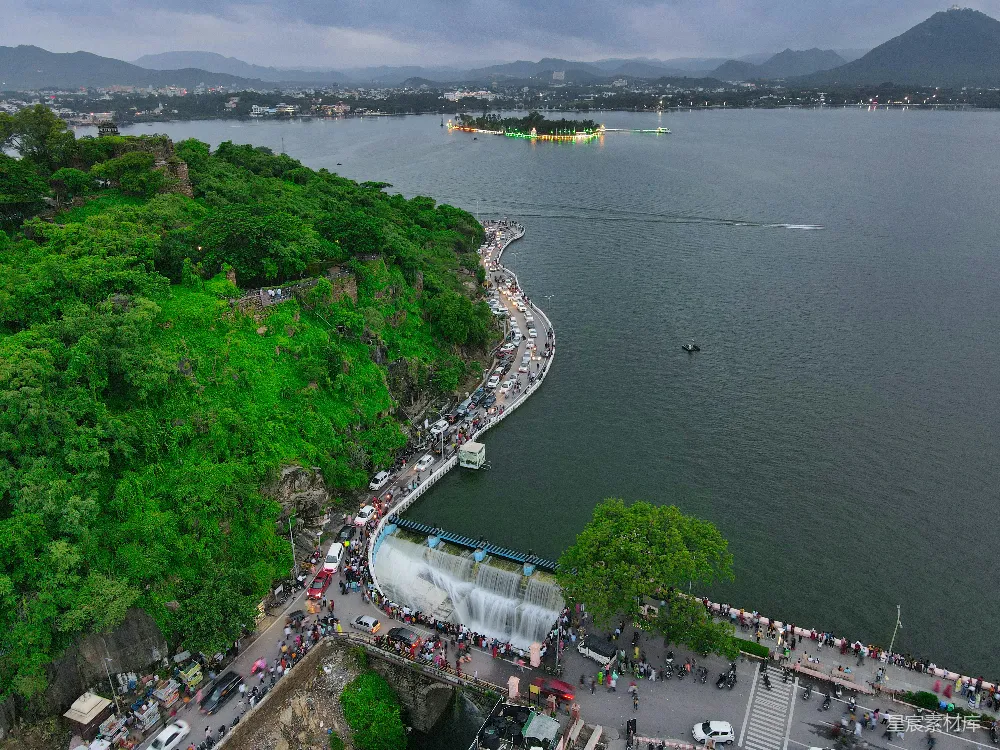高清摄影 乌代布尔 印度 湖泊 自然风光 城市风景 乌代布尔：湖畔的壮丽景色