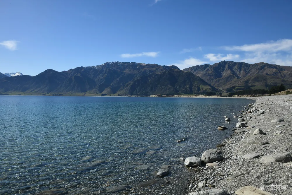 高清摄影 自然风光 湖泊 山脉 户外 风景 湖边的山景