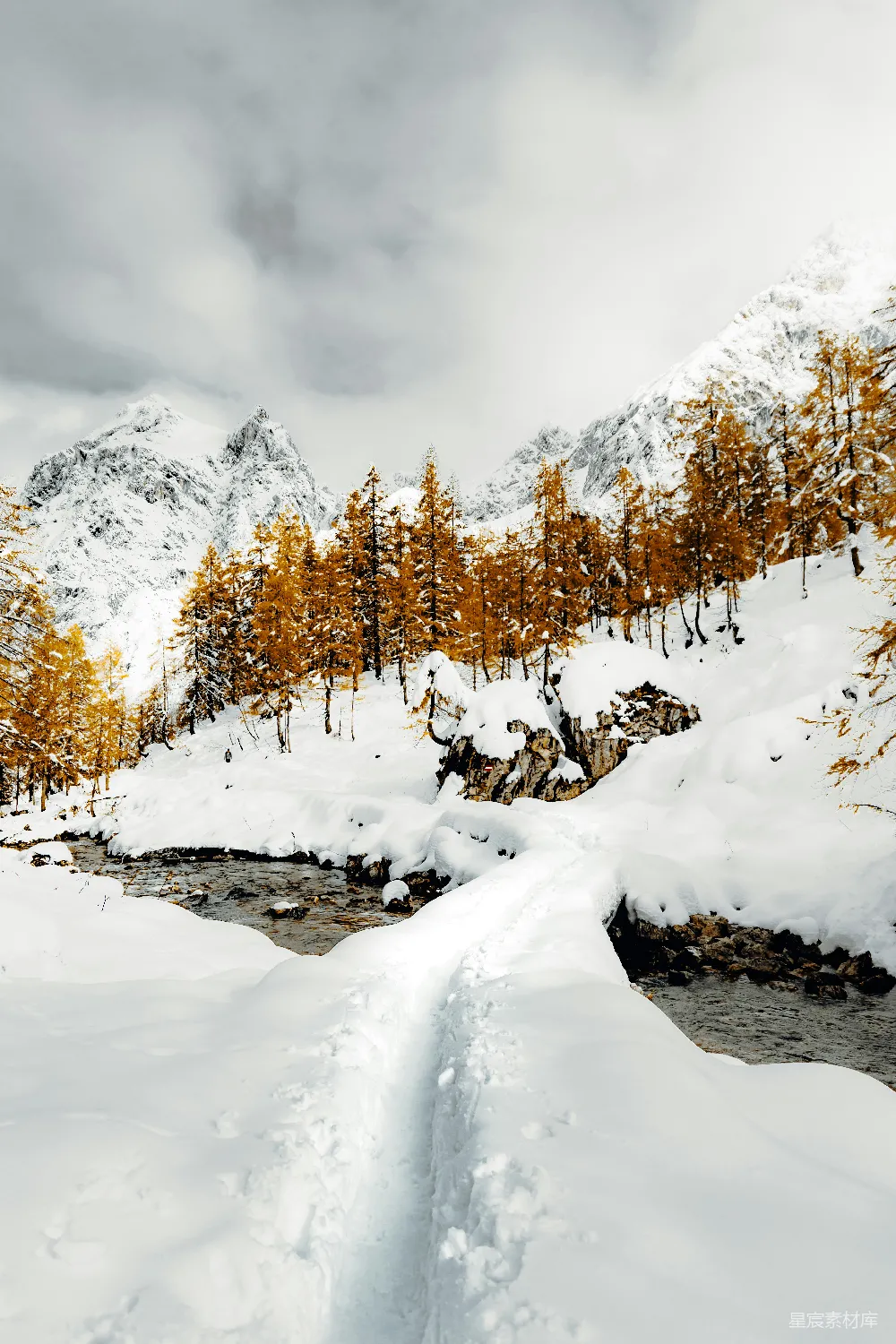 高清摄影 冬景 雪景 自然风光 户外旅行 山脉 冬日山林雪景