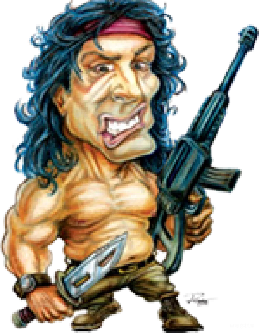 元素素材 Rambo