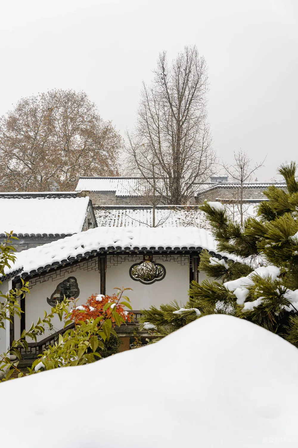 高清摄影 古建筑 雪景 冬季 传统 风景 雪后古建筑