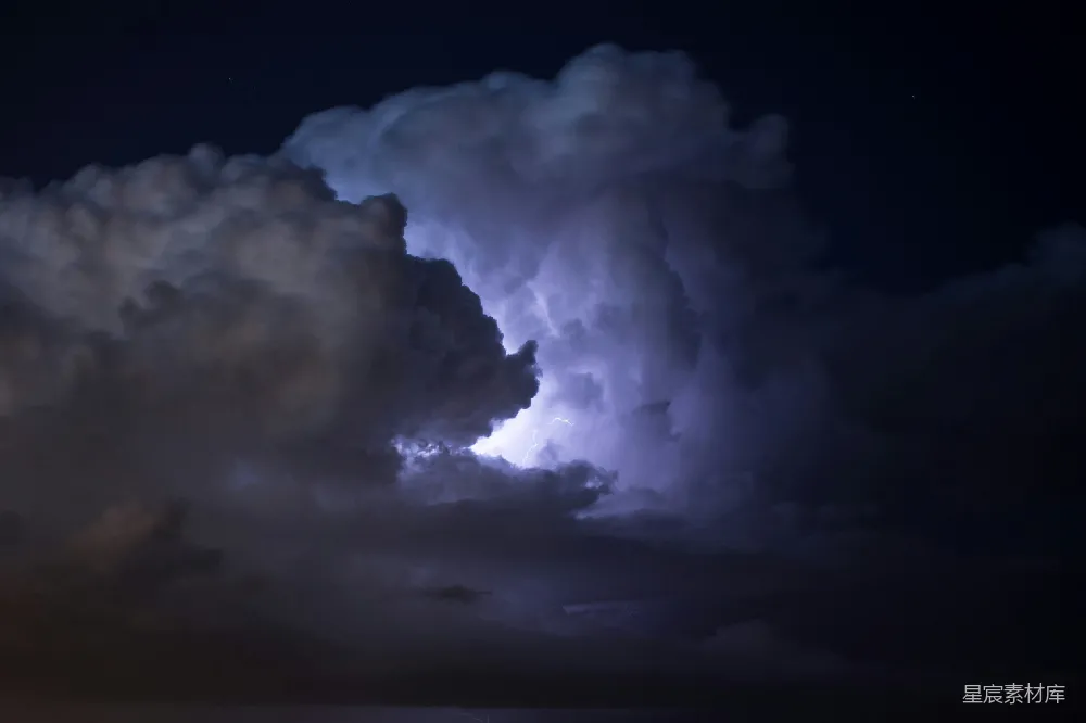 高清摄影 雷电 夜空 自然风光 黑暗 大气 雷电夜空