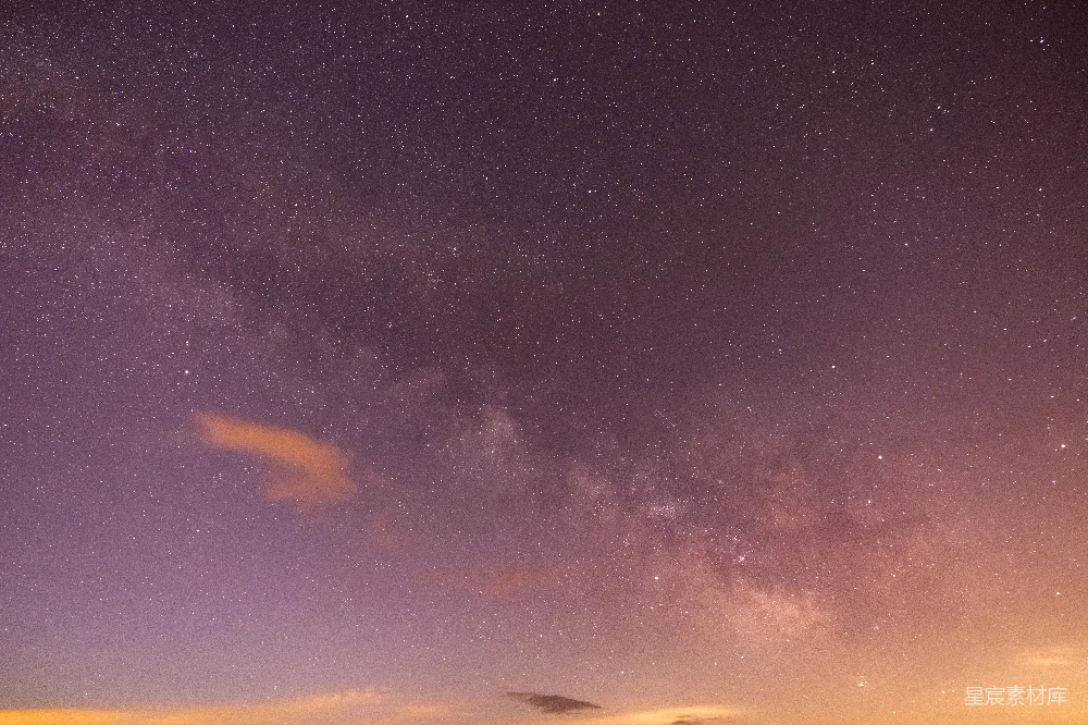 高清摄影 星空 夜景 宁静 自然 宇宙 星河夜空的宁静之美