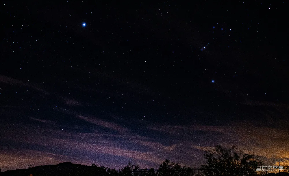 高清摄影 夜空 星星 宁静 自然 美景 夜空下的星星