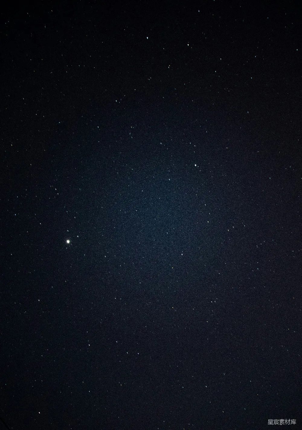 高清摄影 夜空 星空 宇宙 宁静 自然 深邃星空下的点点星光