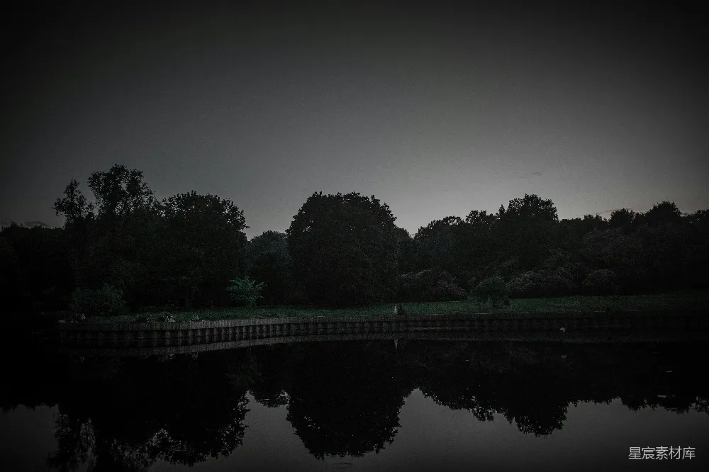 高清摄影 黄昏 湖畔 寂静 自然 风景 黄昏湖畔的寂静