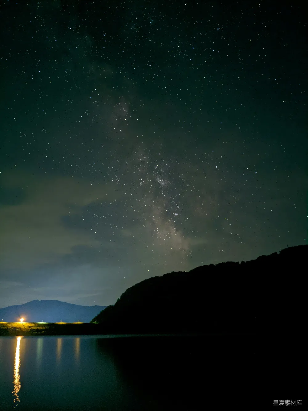高清摄影 夜景 银河 宁静 自然 星空 银河夜景